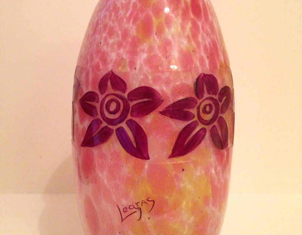 Vase signé Legras