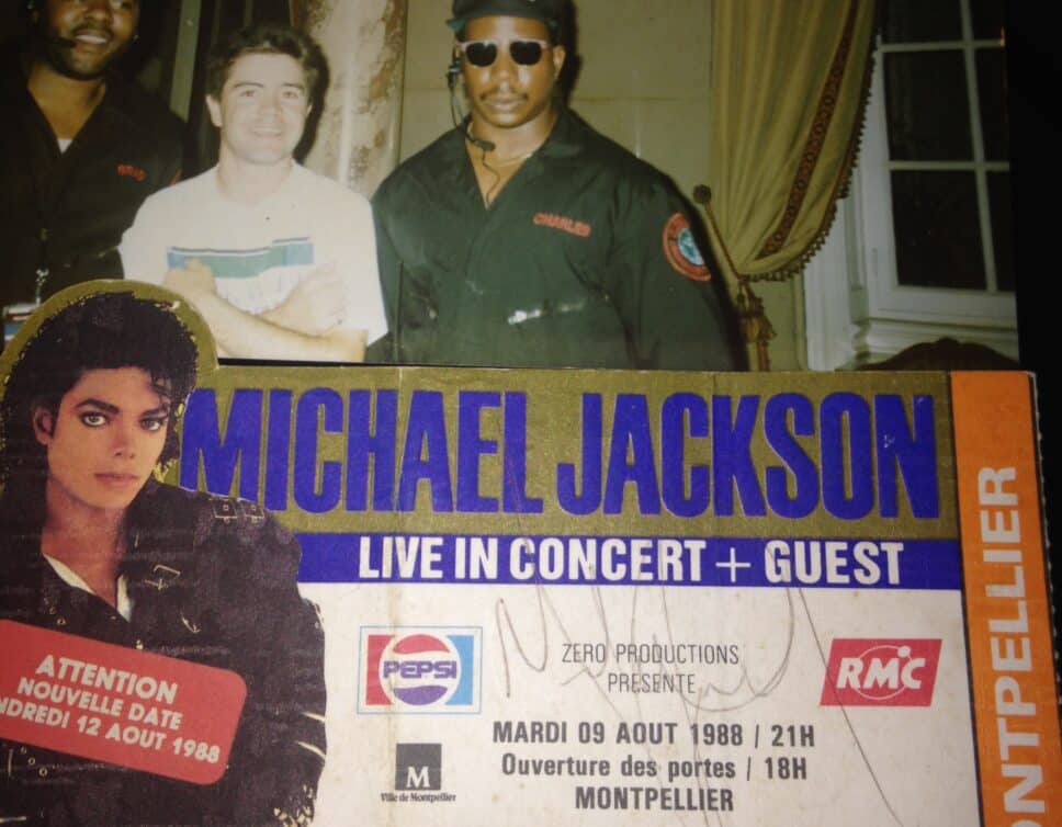 Michael jackson autographe
