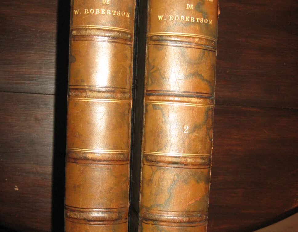 Estimation Livre, manuscrit: Oeuvres complètes de W.Robertson