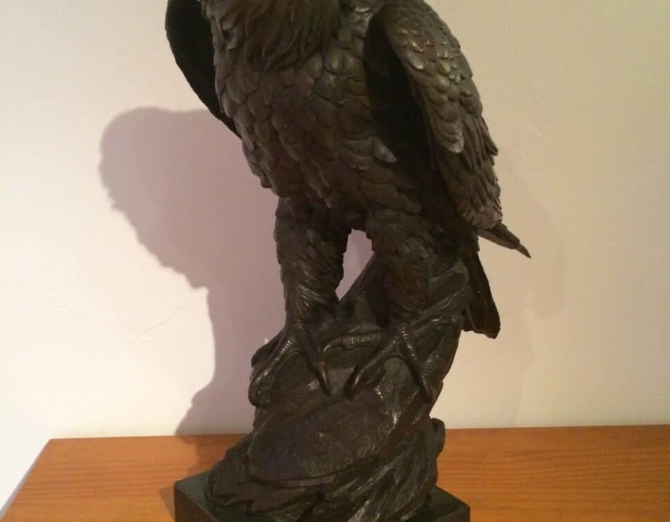 aigle en bronze Barye