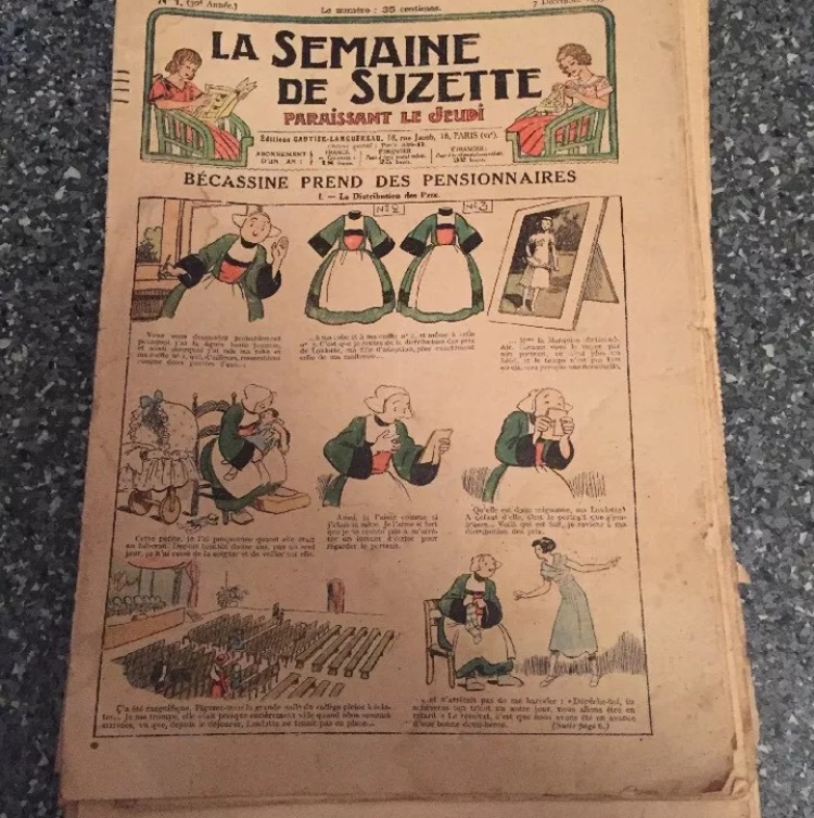Estimation Livre, manuscrit: Revues « La Semaine de Suzette » 1933-1934