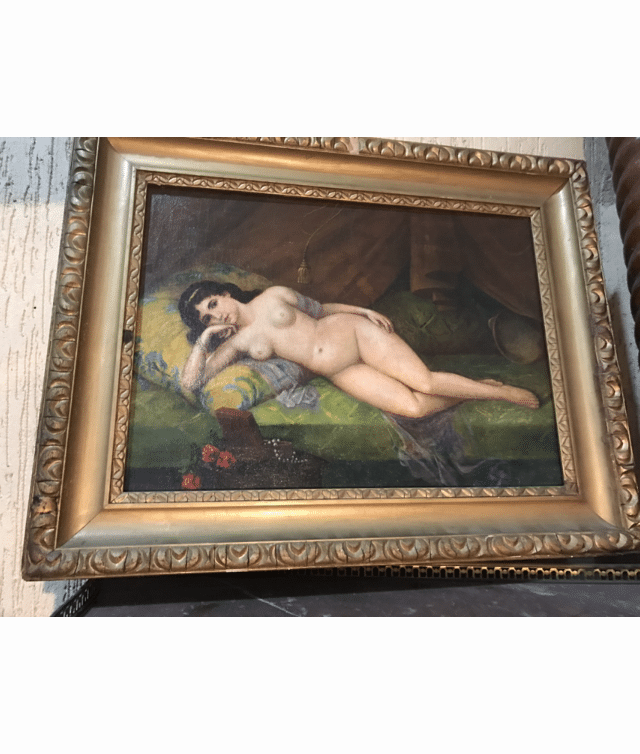 Peinture Tableau, Pastel: Femme nue