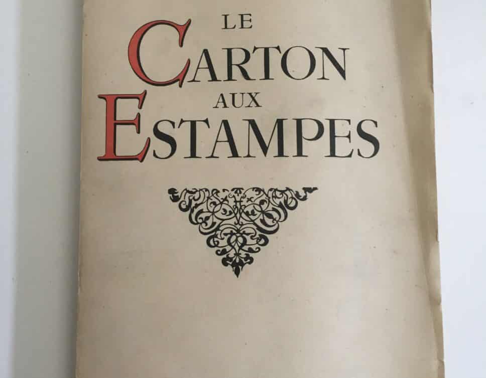 Estimation Livre, manuscrit: LIVRE Le Carton aux Estampes