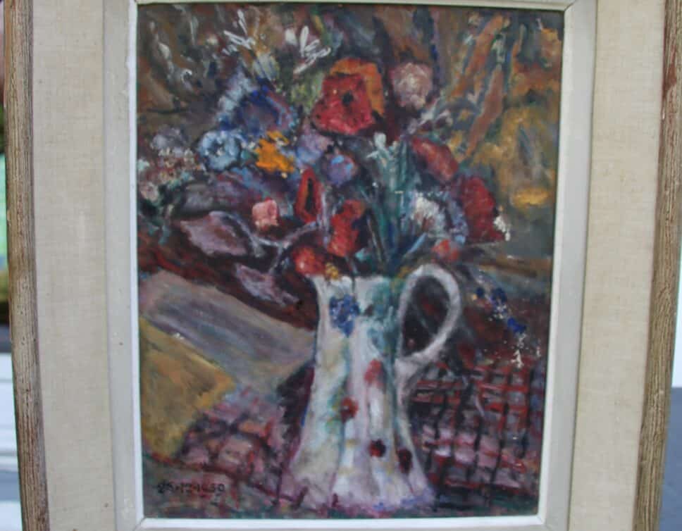 Peinture Tableau, Pastel: peinture Huile Pierre Bonnard sur panneau- non signé- daté 23.12.1959 ???