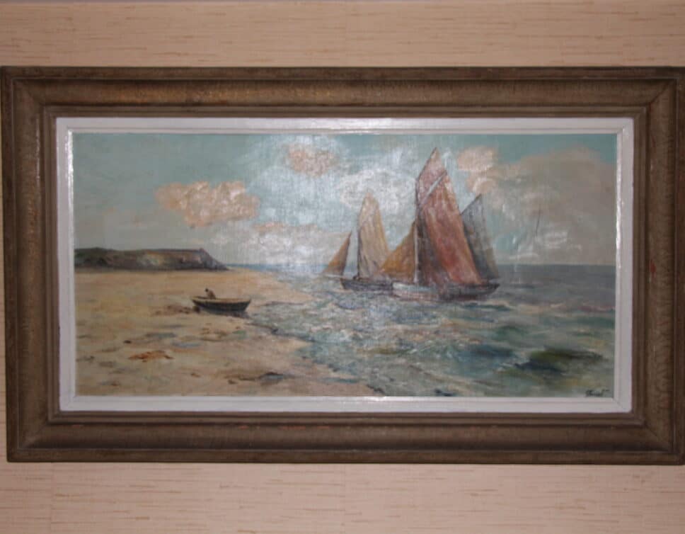 Peinture Tableau, Pastel: tableau signé Ferriot