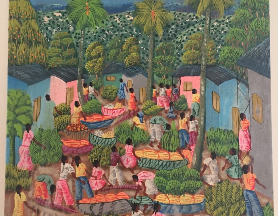 Peinture Tableau, Pastel: tableau peinture haïtienne R. Alaby