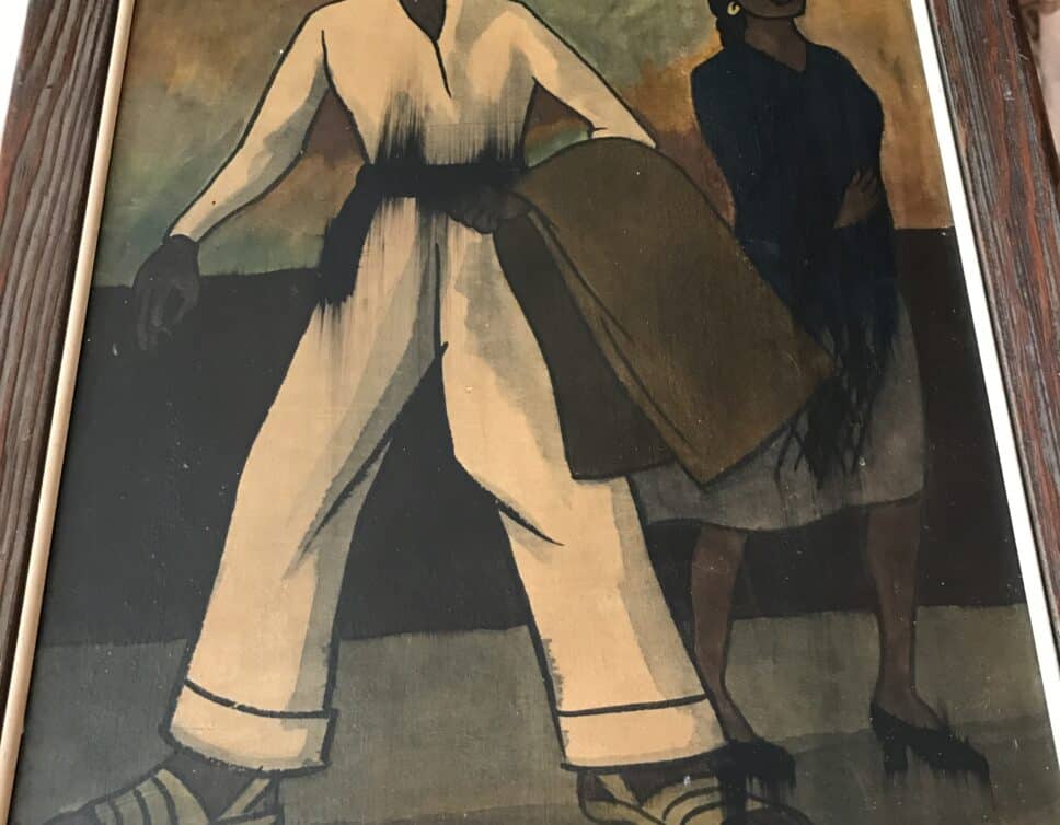 Peinture Tableau, Pastel: Tableau signé Diego rivera 1937