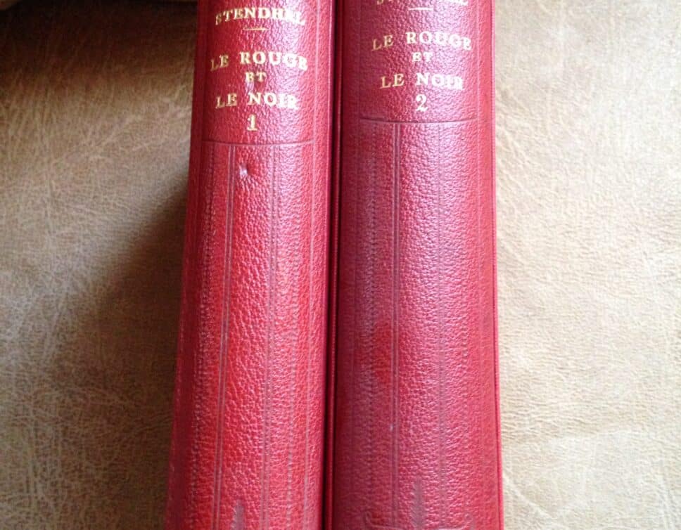 Estimation Livre, manuscrit: le rouge et le noir 2 tomes