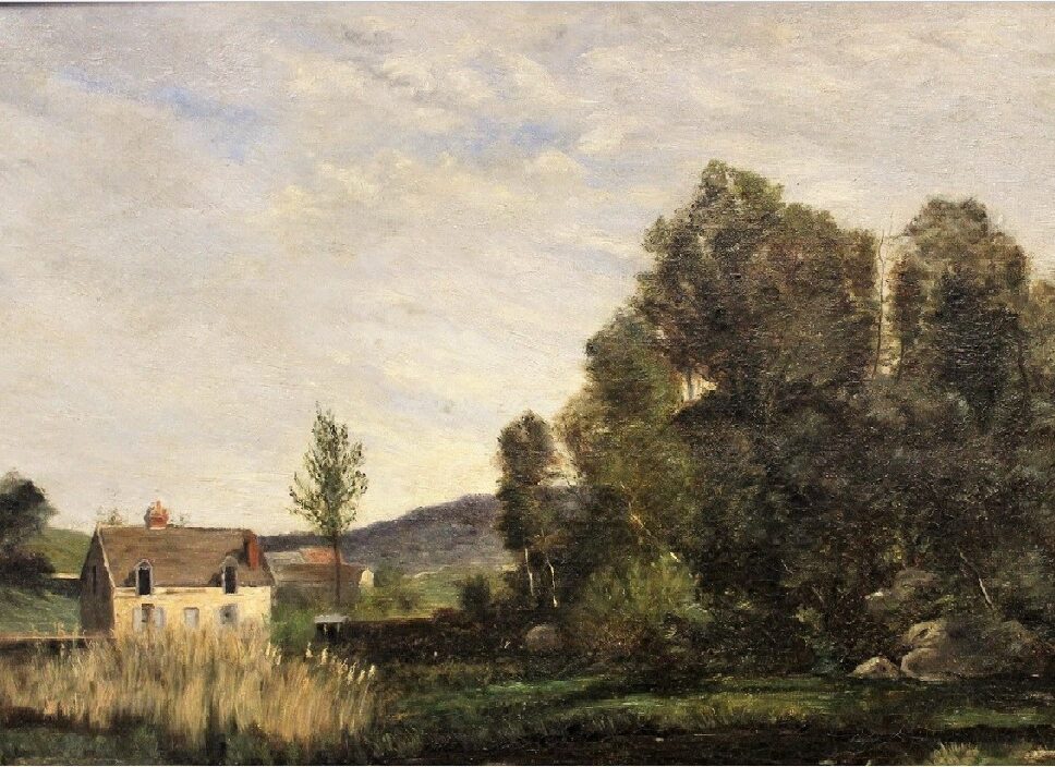 Peinture Tableau, Pastel: Le Petit Moulin des Vaux-de-Cernay Tableau attribué à Lansyer