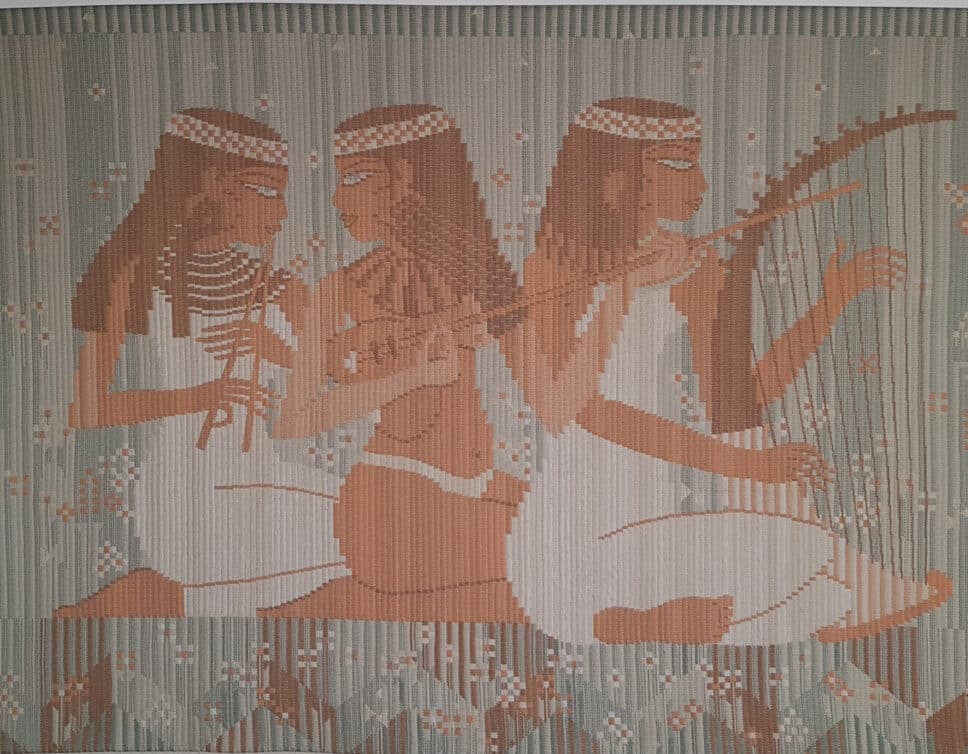 Tapisserie murale  » Les Musiciennes Egyptiennes »