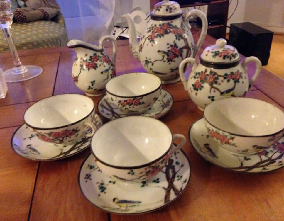 Service à thé porcelaine chinoise