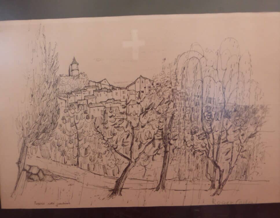 lithographie originale signee Roger Coulon