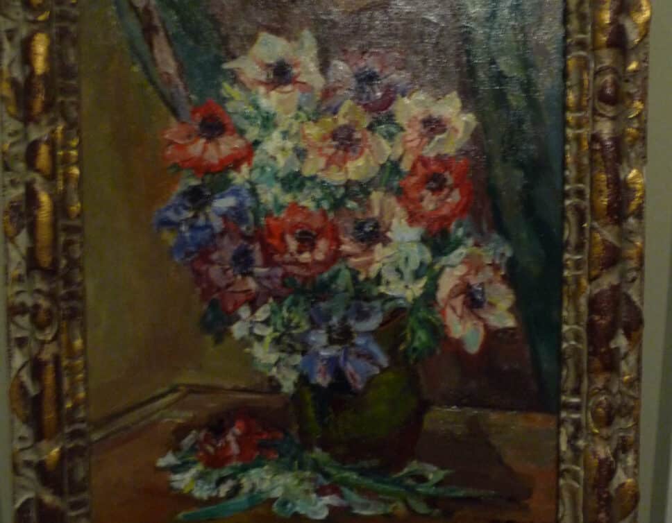 Peinture Tableau, Pastel: Bouquet Henri Epstein