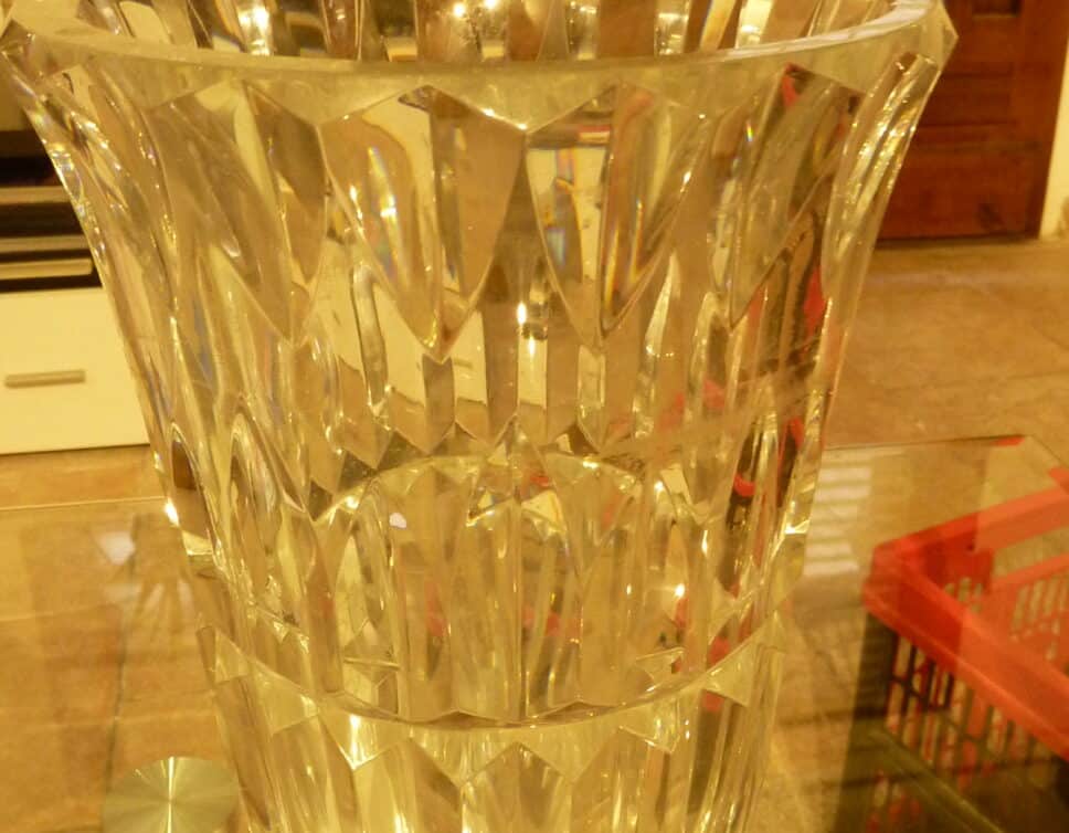 vase en cristal de Baccarat