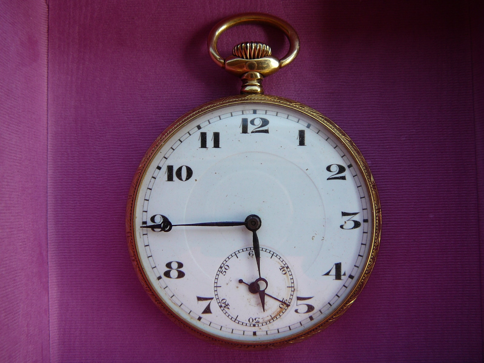 Estimation Montre, horloge: montre à gousset ancienne en or