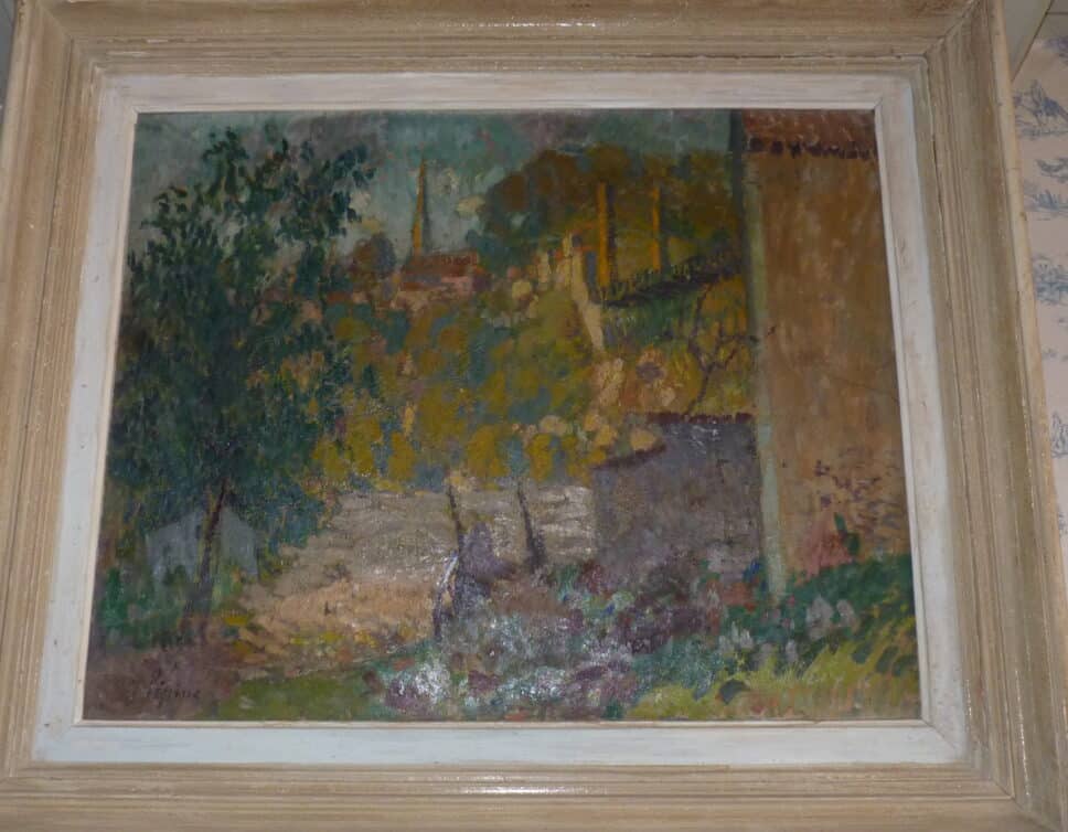 Peinture Tableau, Pastel: tableau signé Joseph Lépine