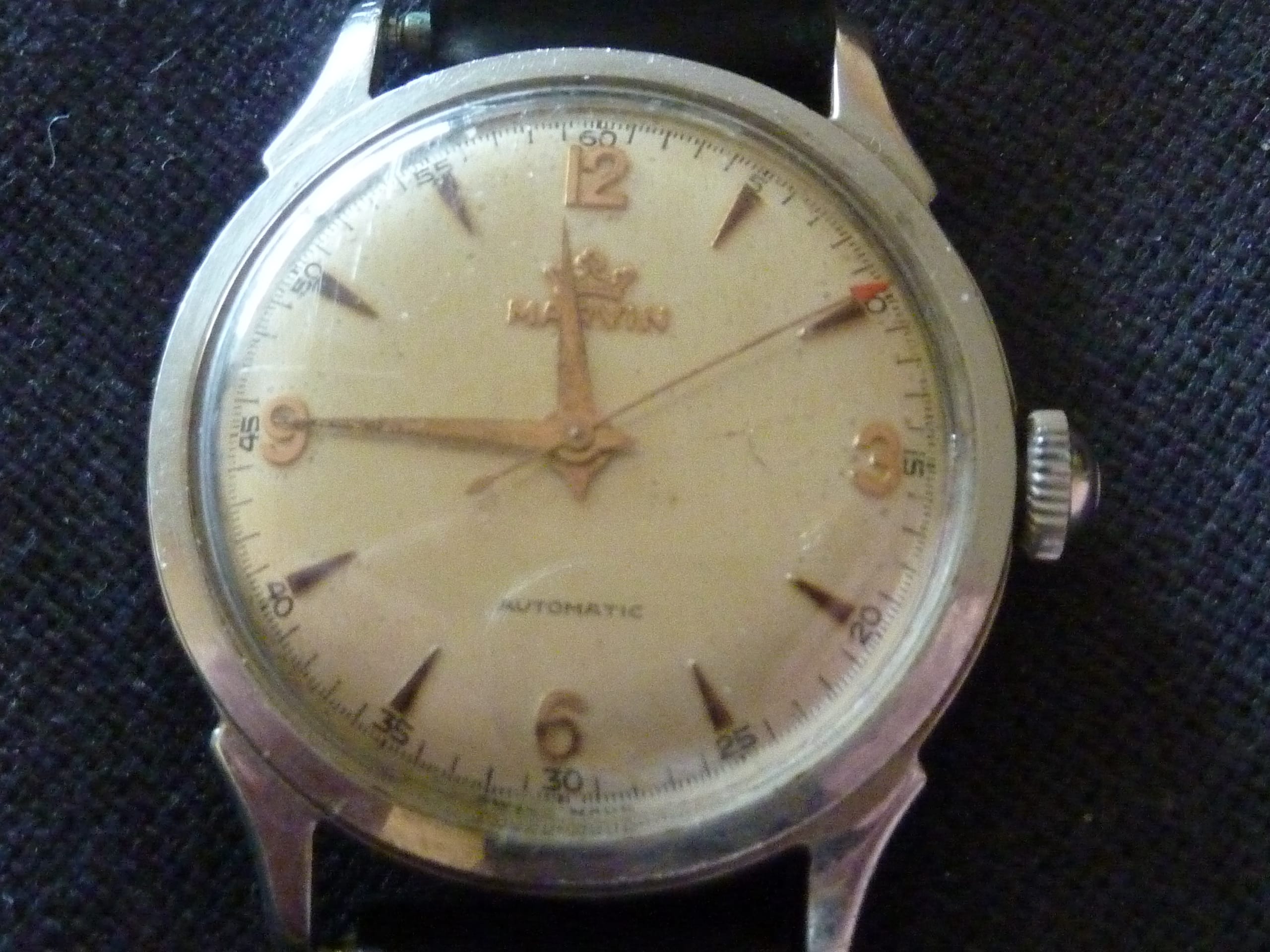Estimation Montre, horloge: Montre Marvin automatique années 1960
