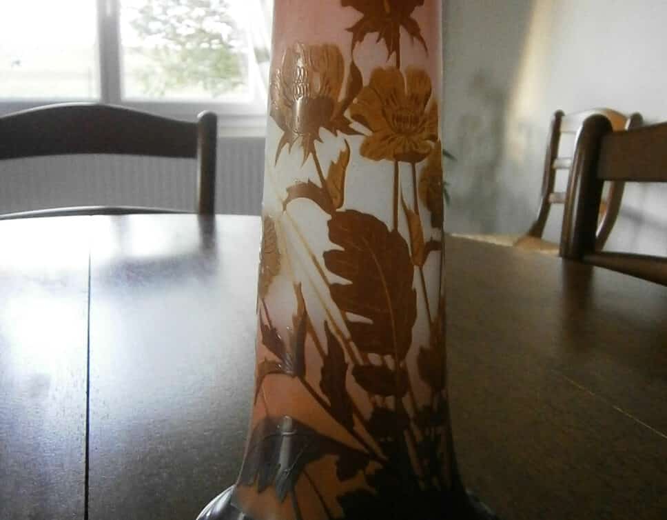 vase signé Gallé