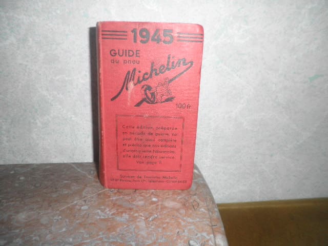 Guide Michelin Rouge 1945