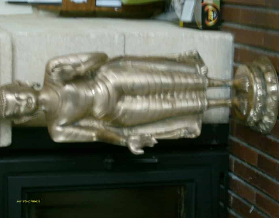 statuette bronze déesse bouddha