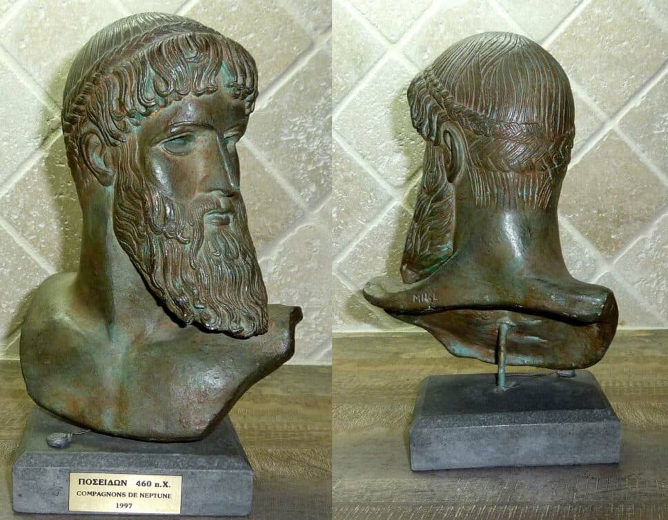 Buste grec Poséidon