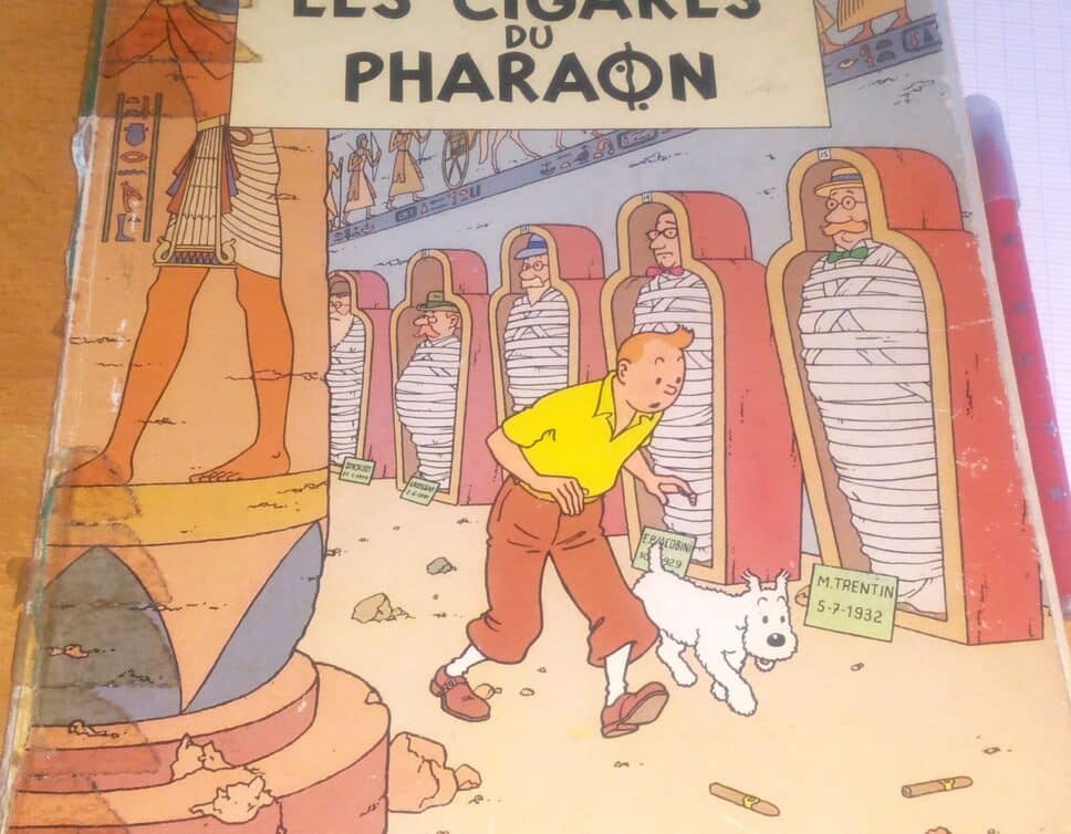 Tintin. Les cigares du pharaon.