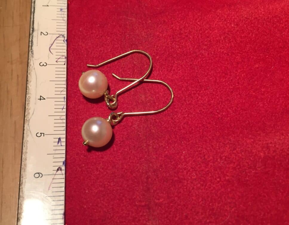 Estimation Bijoux: Boucles d’oreilles Perles véritable+ Or