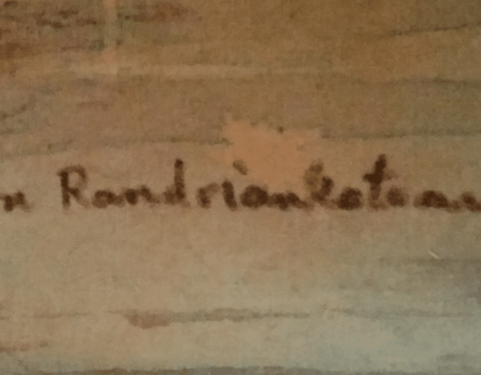 Peinture Tableau, Pastel: Tableau signé de Gaston Randrian…..