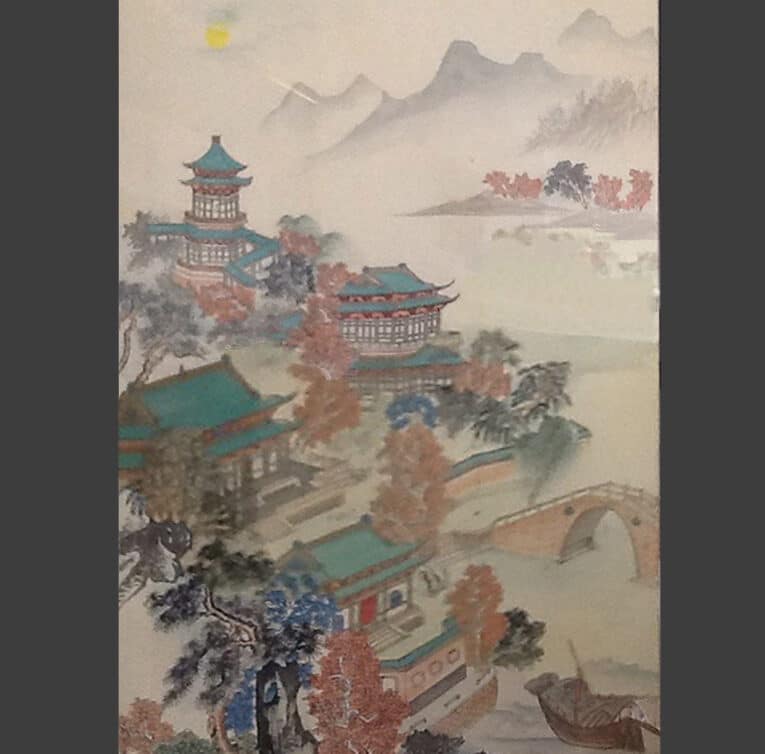 peinture chinoise acheté en chine