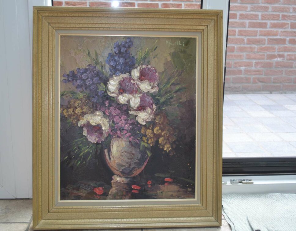 Peinture Tableau, Pastel: Tableau floral