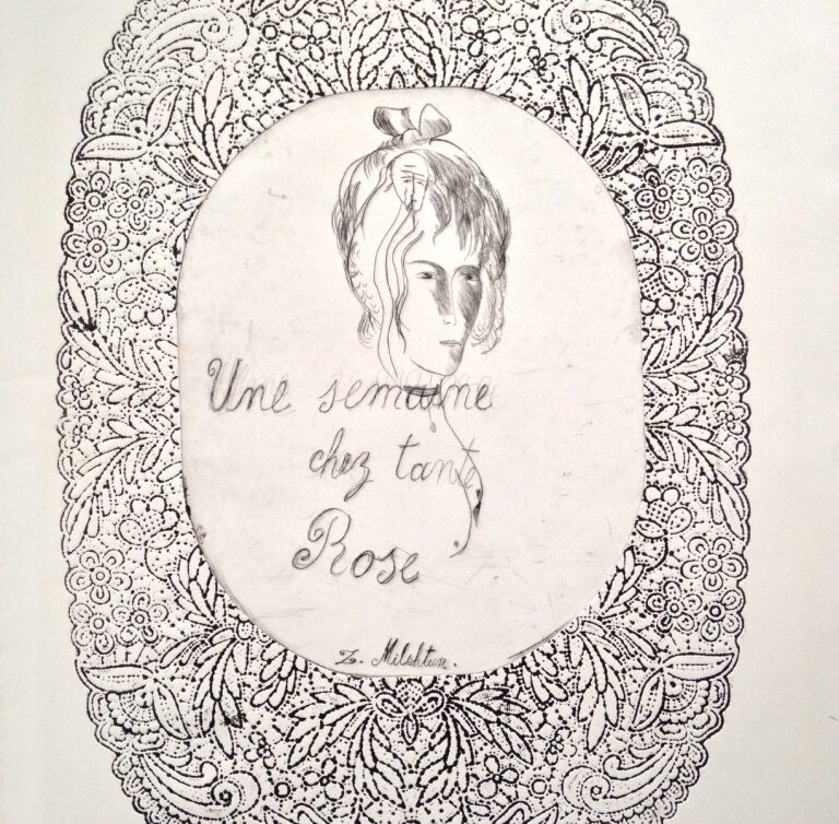 Zwy Milshtein – livre d’artiste « Une semaine chez tante Rose » 1976