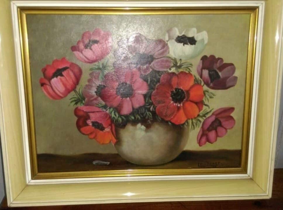Peinture Tableau, Pastel: toile signé van ranst