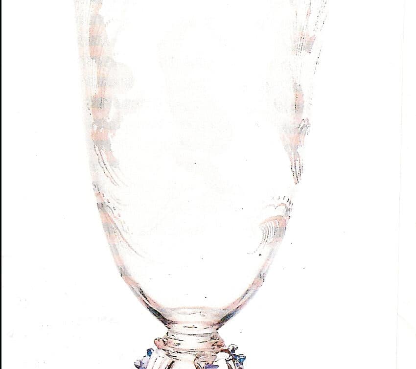 Vase en cristal de Murano Guido Balsamo