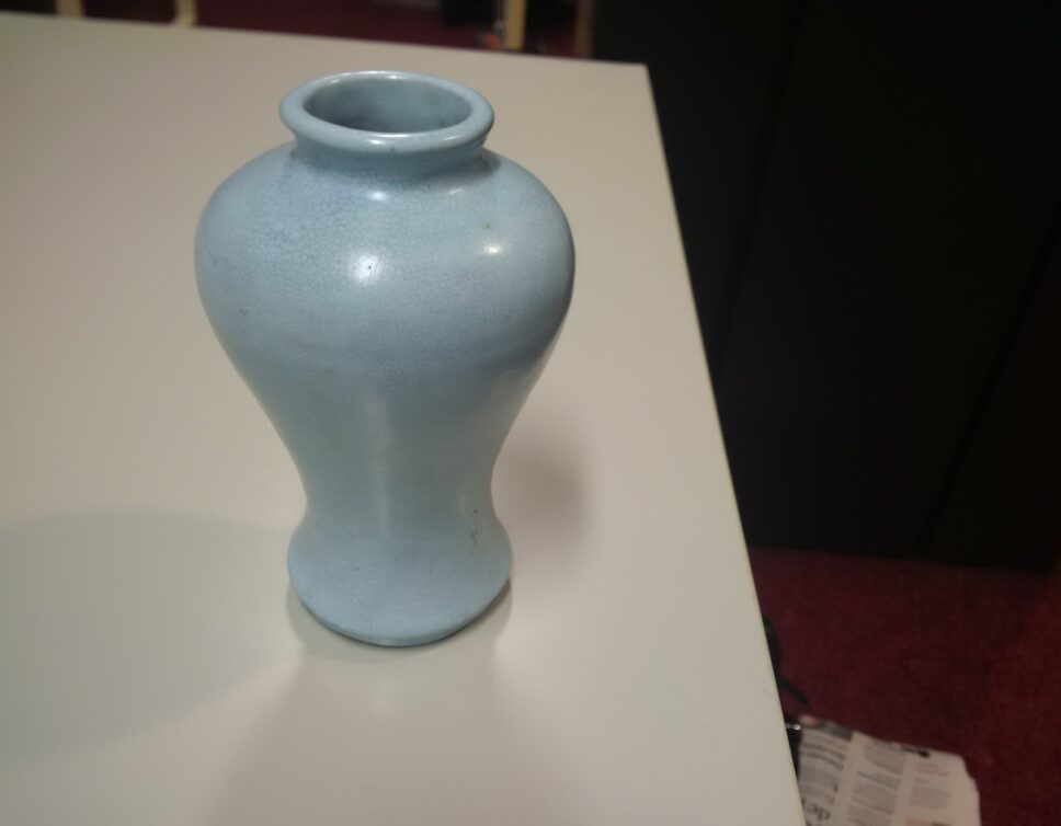 Vase meiping bleu lavande