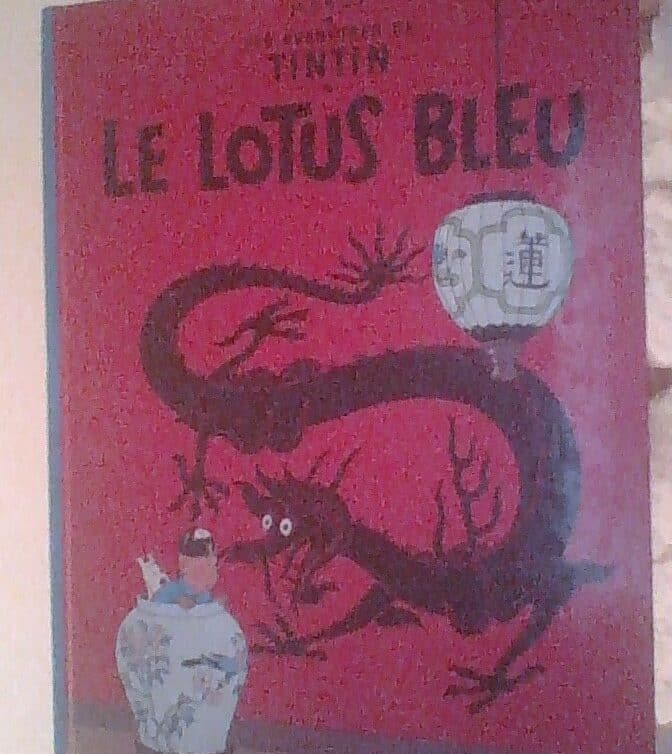 Le lotus bleu, les aventures de Tintin
