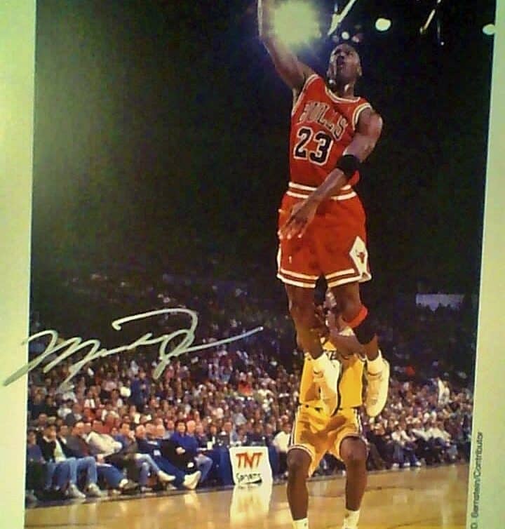Autographe de Michael Jordan