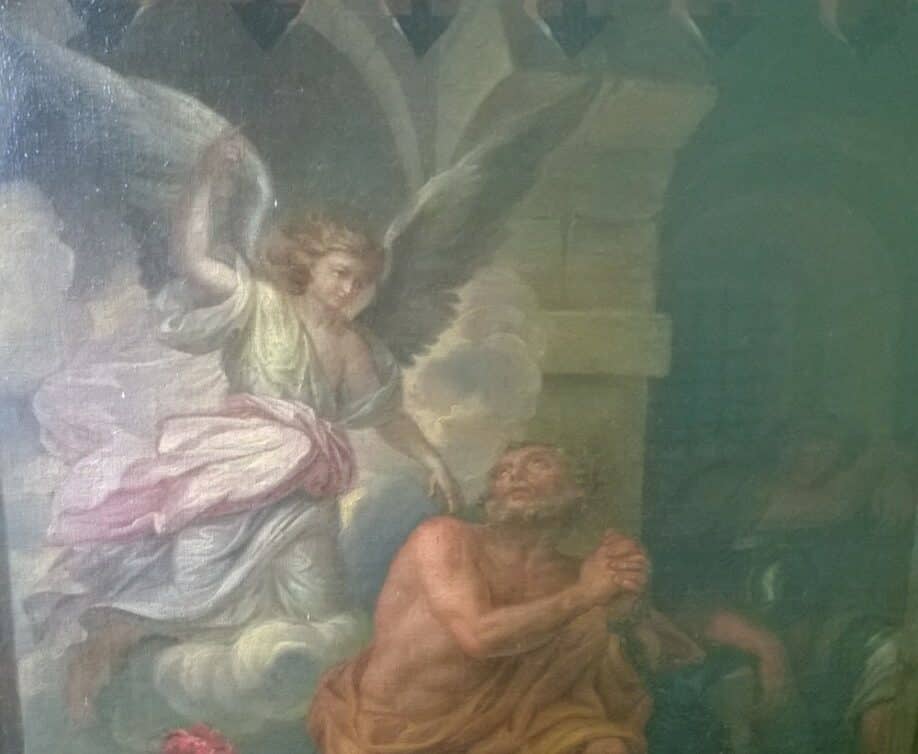 Peinture Tableau, Pastel: tableau libération de saint pierre