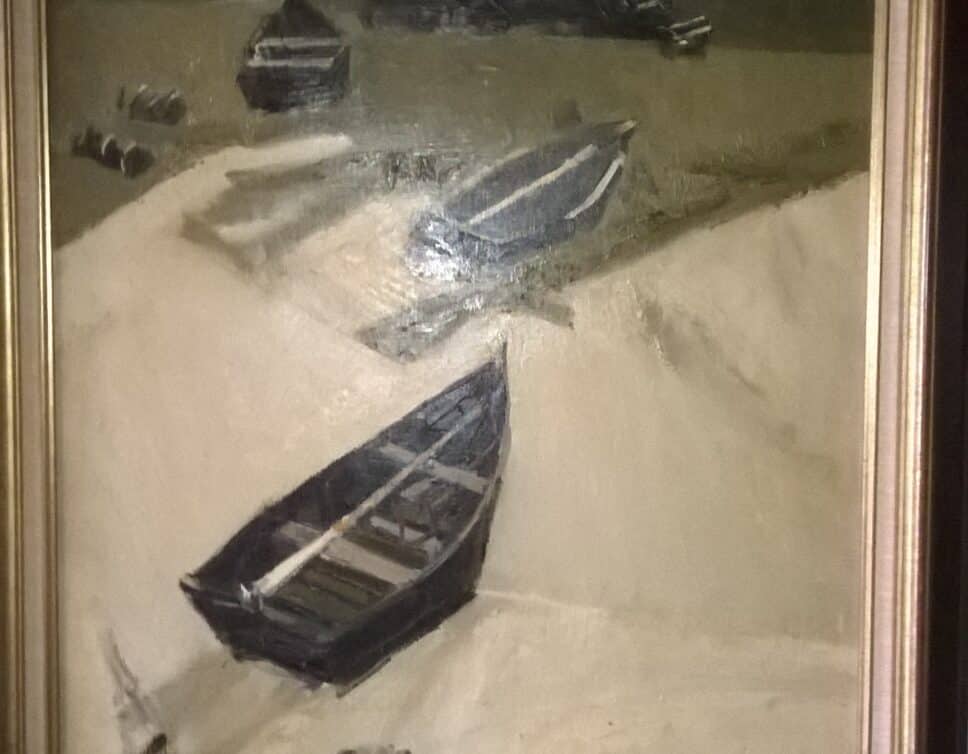 Peinture Tableau, Pastel: Toile de Jean Le Merdy 1957