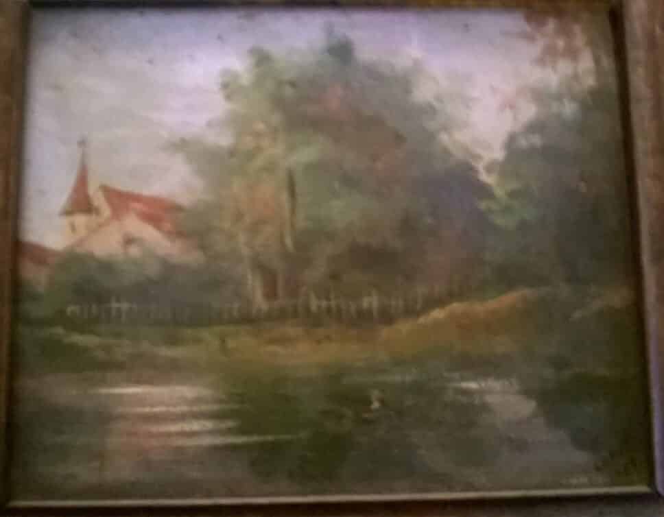 Peinture Tableau, Pastel: tableau du peintre corot