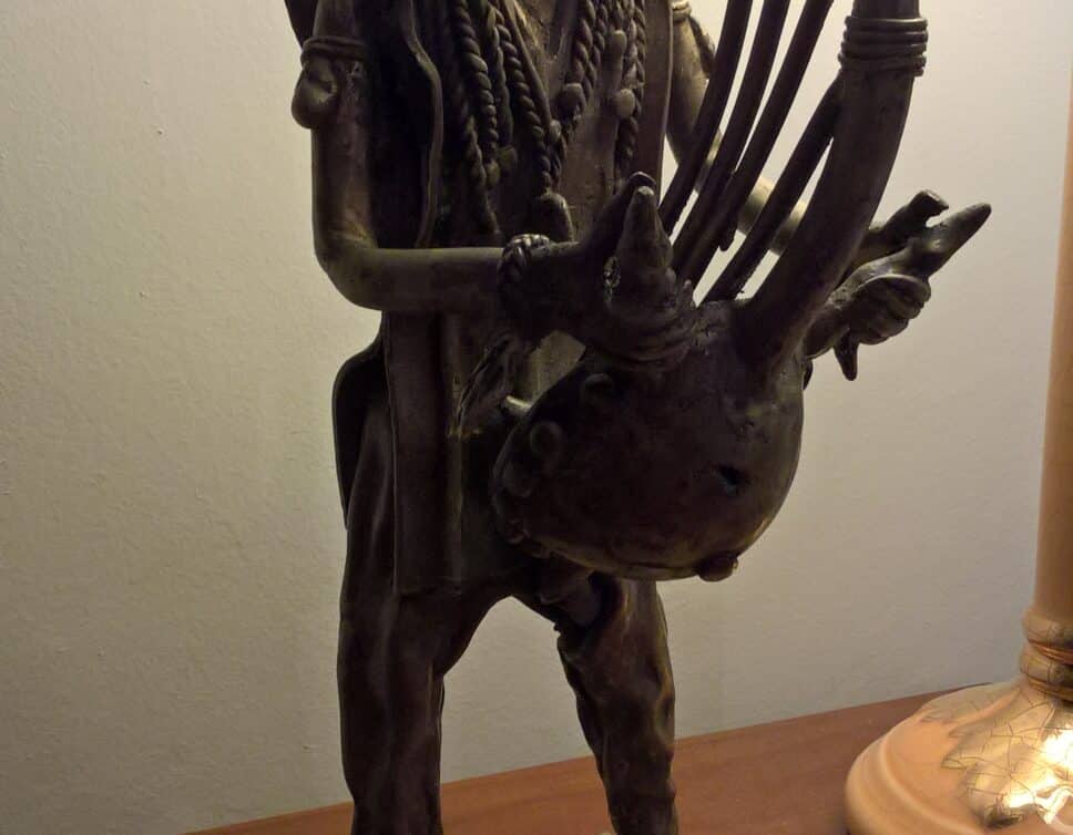 Statuettes bronze art africain