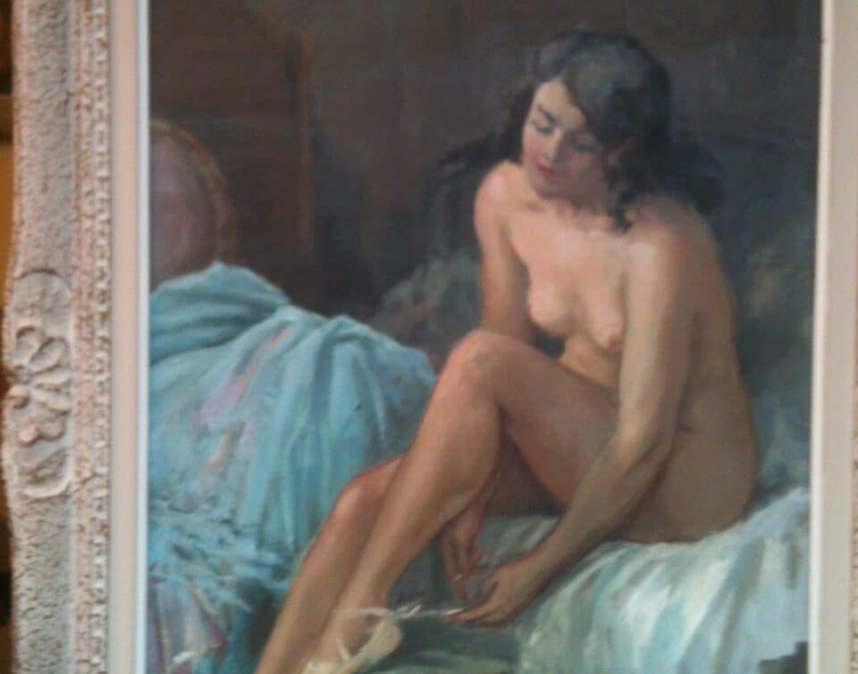 Peinture Tableau, Pastel: Yves Diey Femme nue