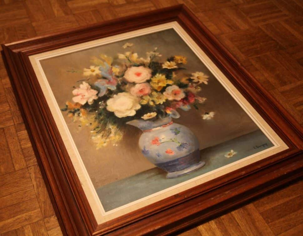 Peinture Tableau, Pastel: bouquet de fleur