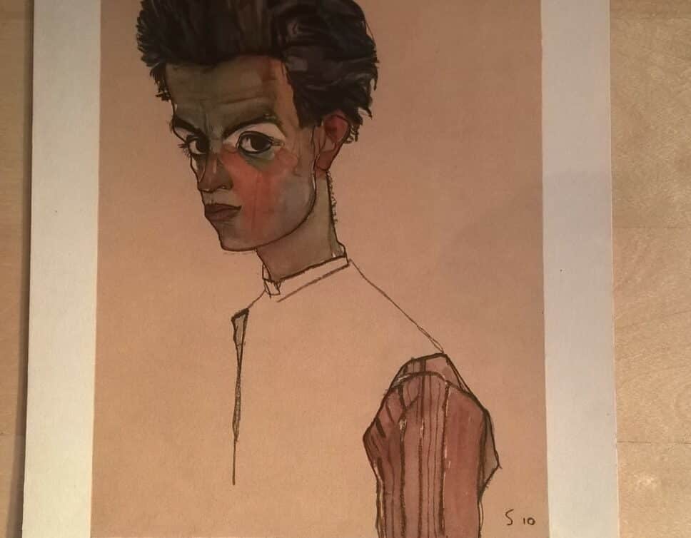 Auto-portrait Egon Schiele