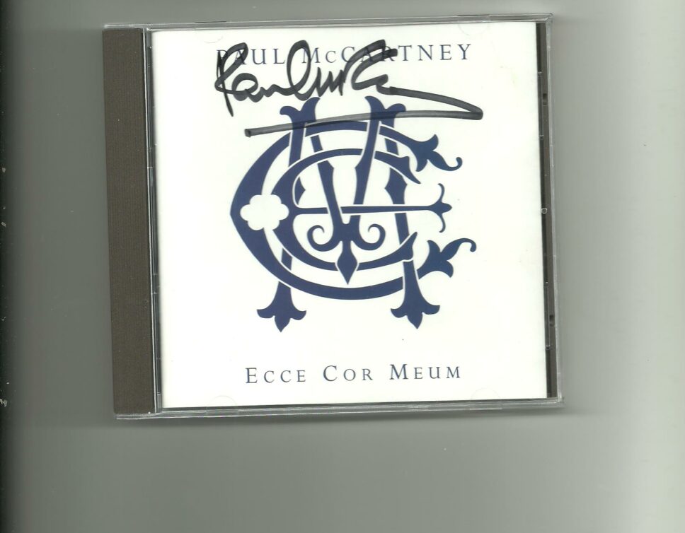 Autographe: Cd signature Paul McCartney