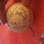 balle de baseball signée