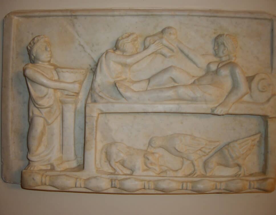 Bas relief antique marbre carrare