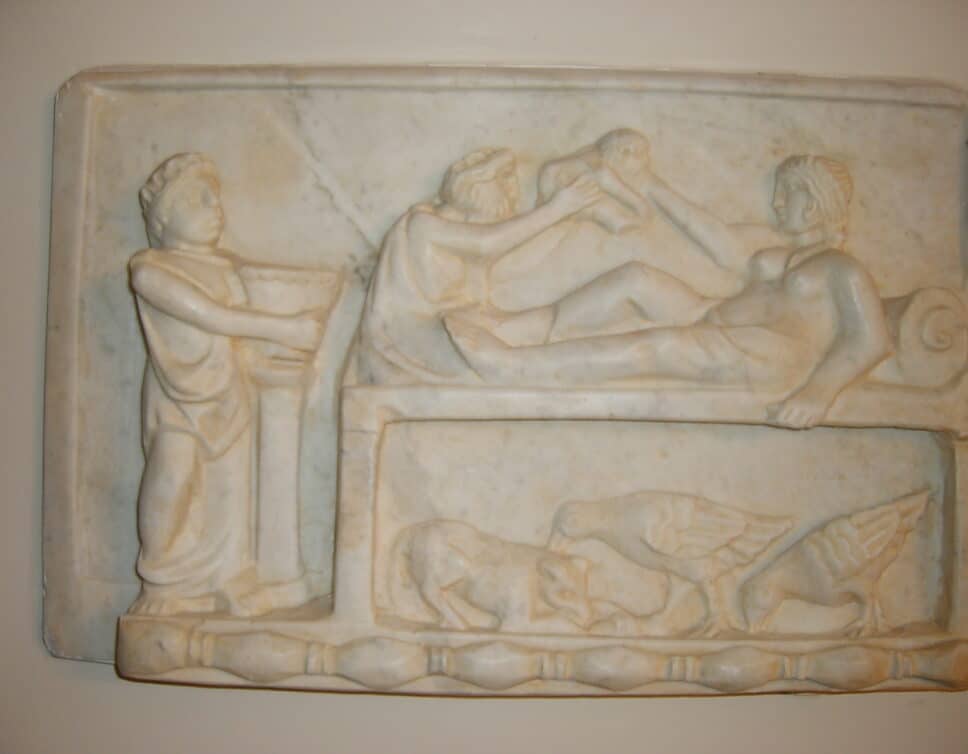 Bas relief antique marbre carrare