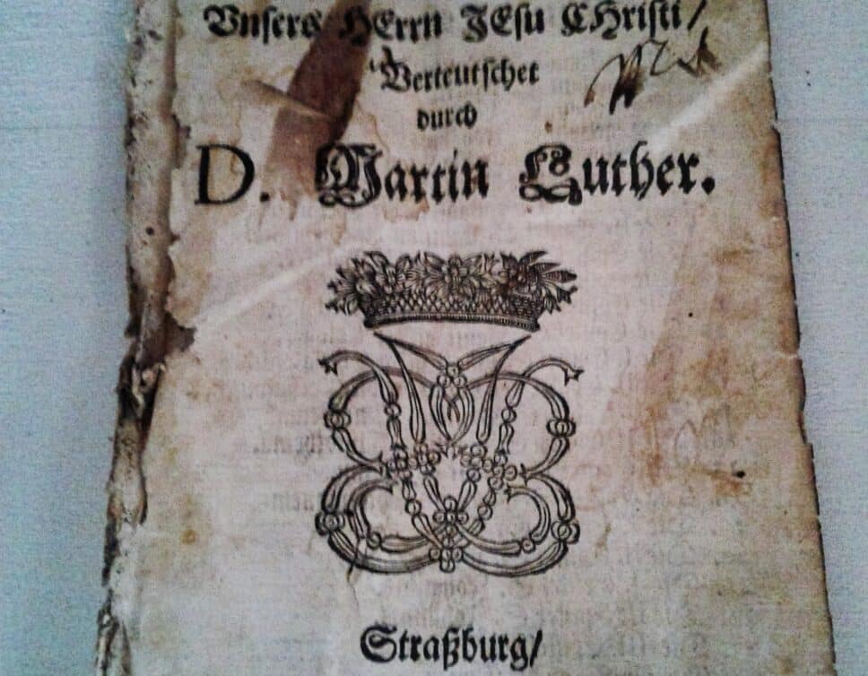 Estimation Livre, manuscrit: Bible de Luther