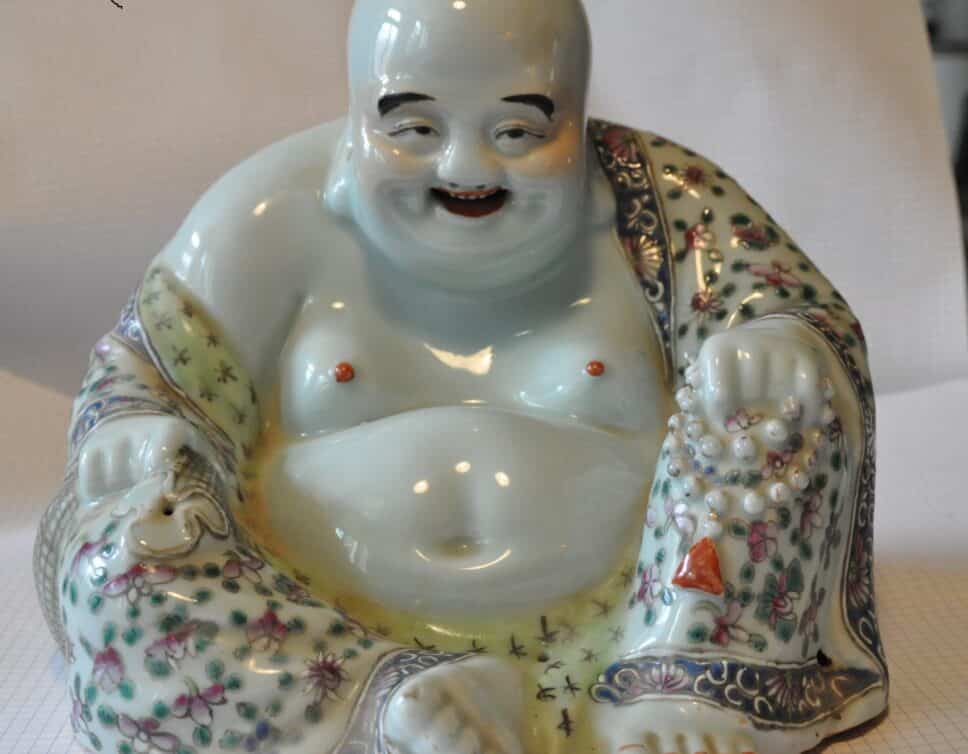 bouddha porcelaine
