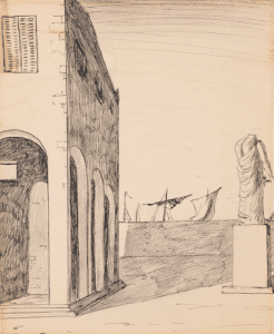 Dessin Giorgio de Chirico : expertise et estimation